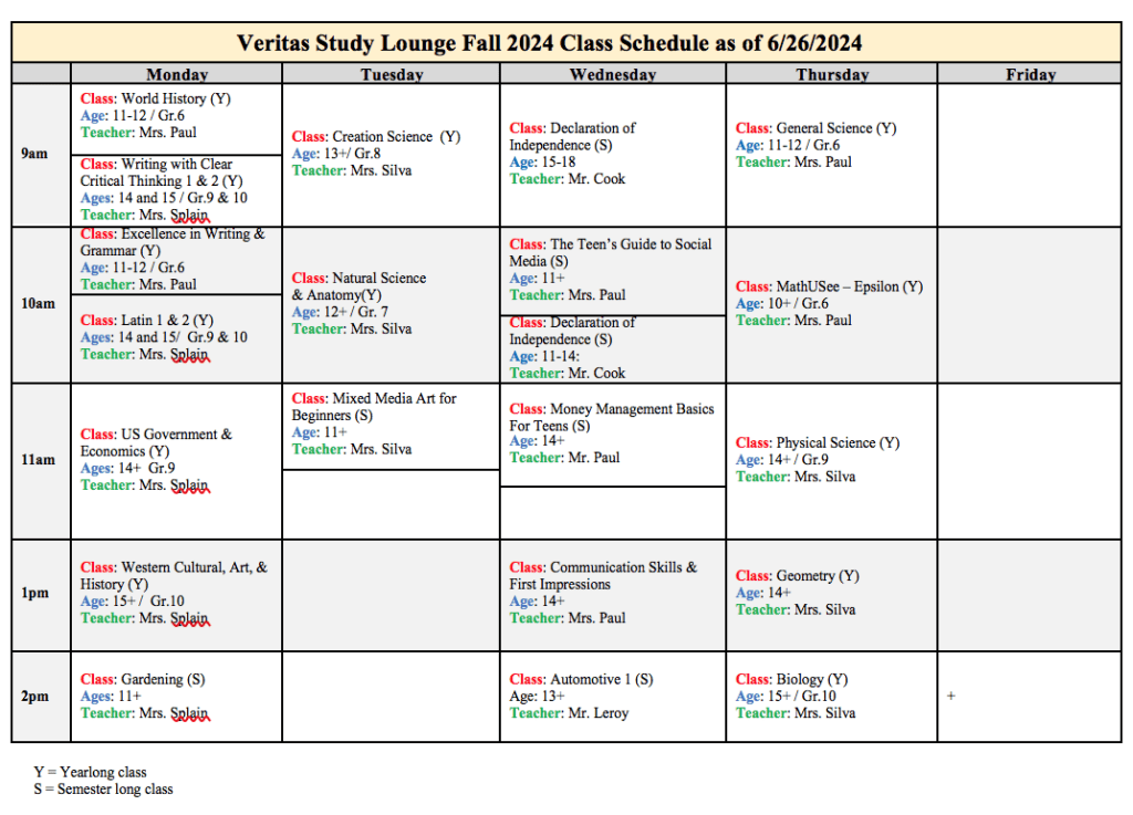 Hybrid School – Veritas Study Lounge